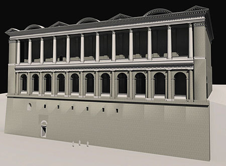 reconstruction of the Tabularium