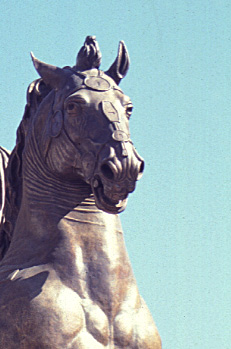 equestrian statue