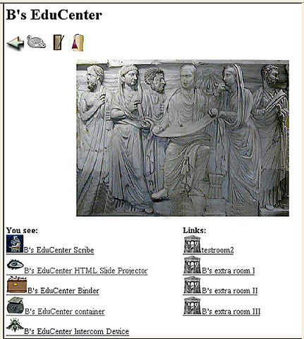 screenshot of a sample EduCenter