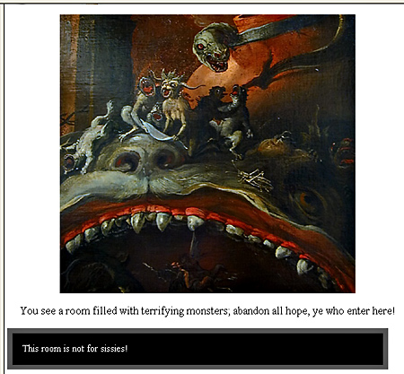 screenshot of room in web frame