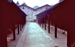 reconstructed barracks