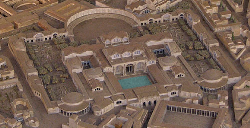 model of Trajan's Baths