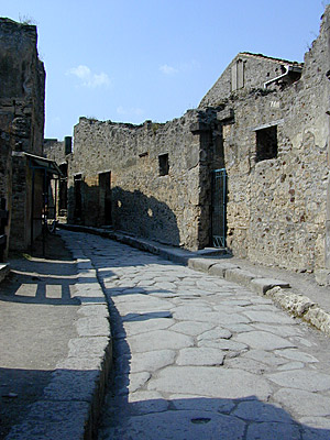 street in Pompeii