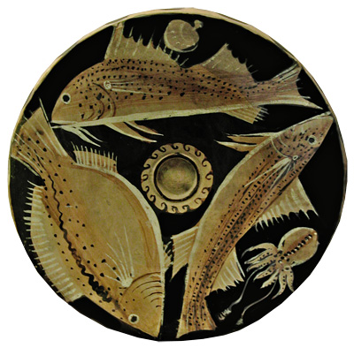 terracotta fish plate