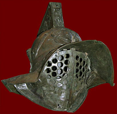 murmillo gladiator helmet