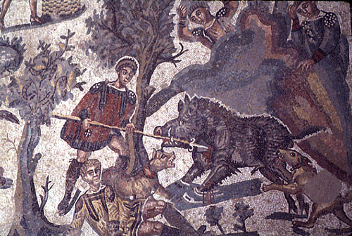 mosaic of hunt