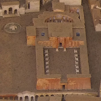 model of Isis and Serapis