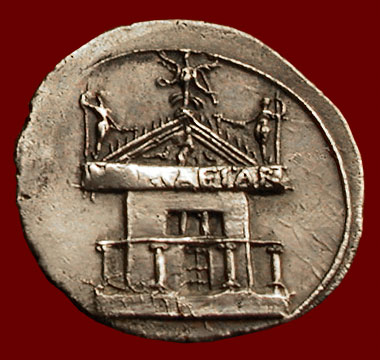 coin showing Curia