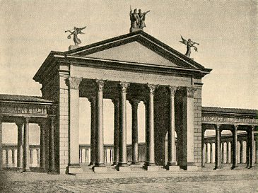 drawing of Portico of Octavia