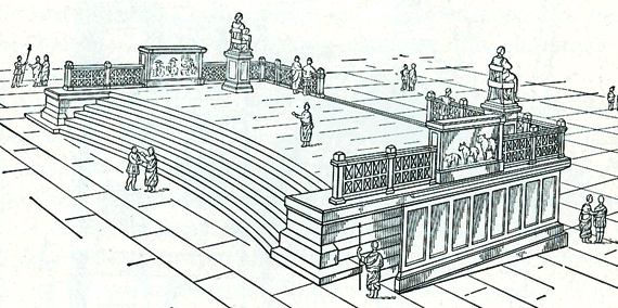 drawing of Rostra