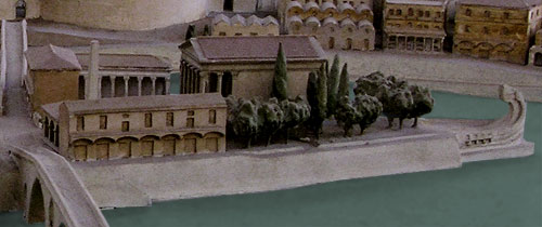 model of temple of Aesculapius