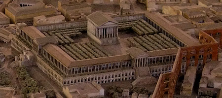 model of Temple of Claudius