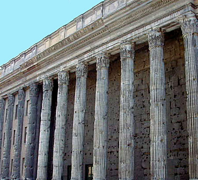 columns of Hadrian's temple