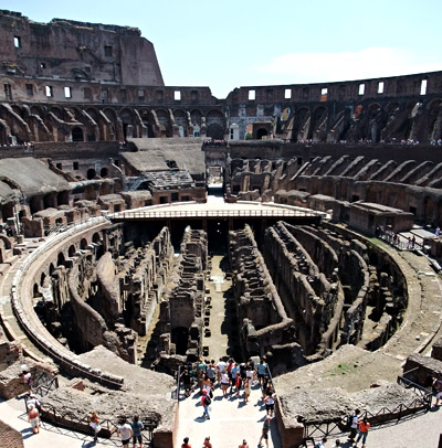 Colosseum substructures